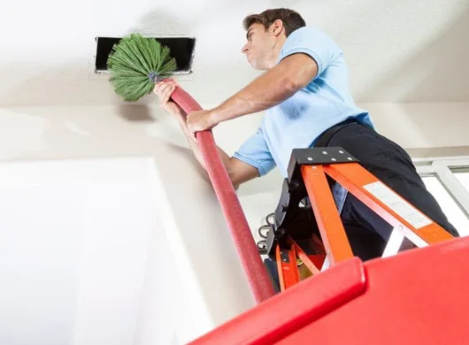 Air Duct Dust Removal Process
